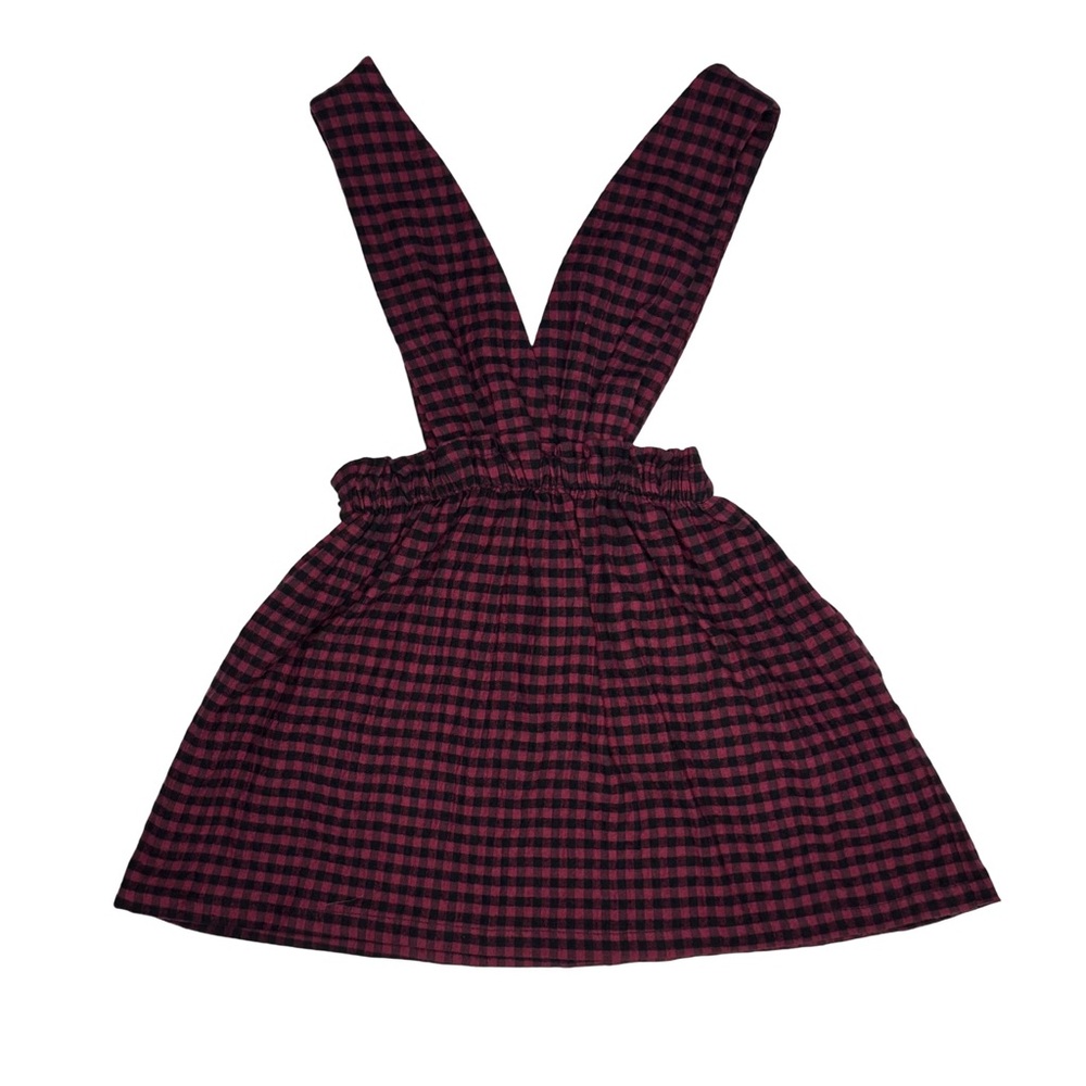 Zara Checkered Pinafore Dress - Picture 1 of 3